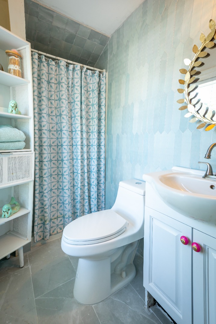 112 Spring Street Vineyard Haven, MA 02568 - Photo 11 of 25 a bathroom with a sink toilet and shower