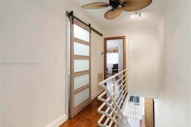 a view of a balcony with outdoor space
