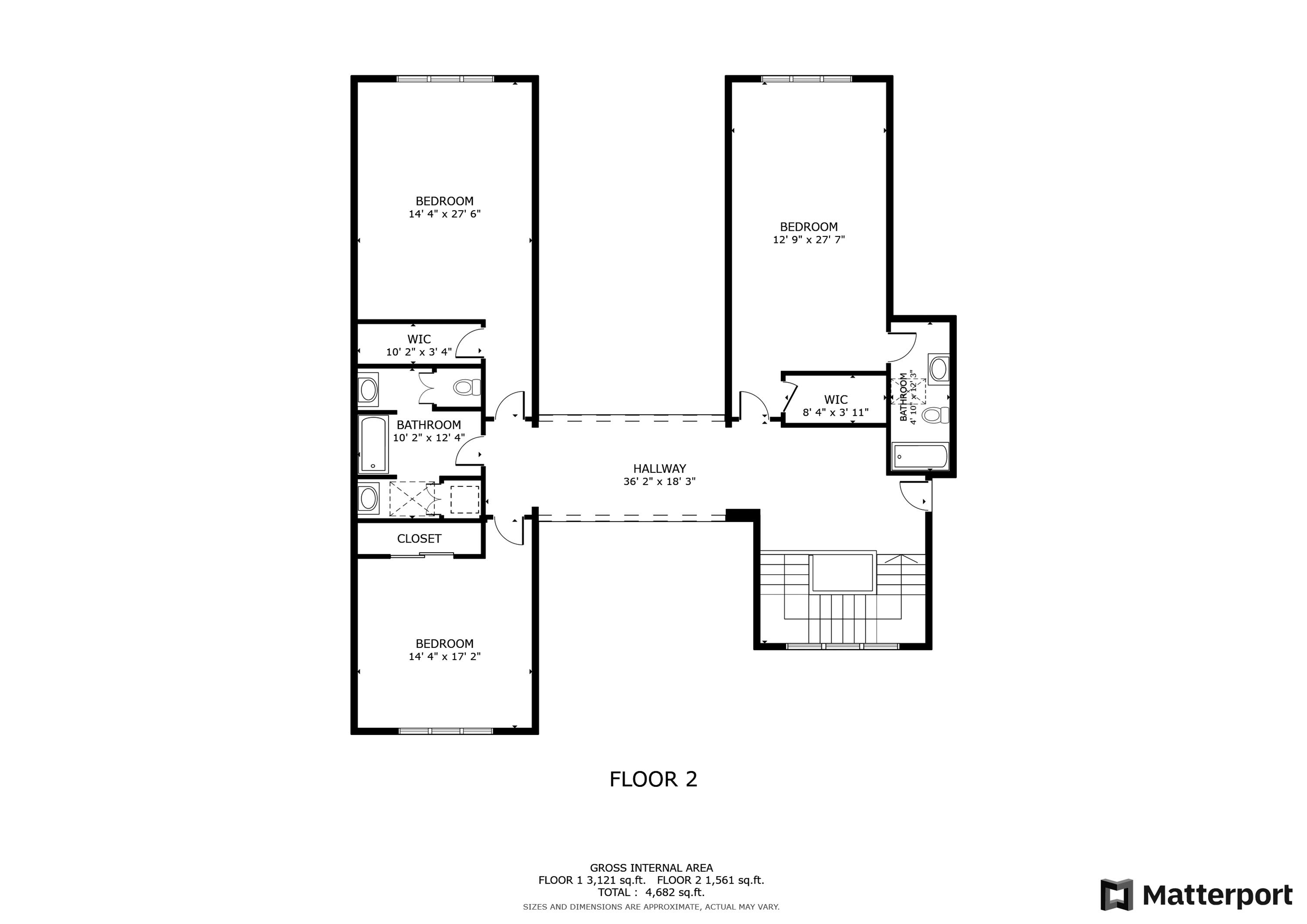 794 Pleasant Point Road Cushing, ME 04563 - Photo 77 of 77 794 Pleasant Point Floorplan Second Floo