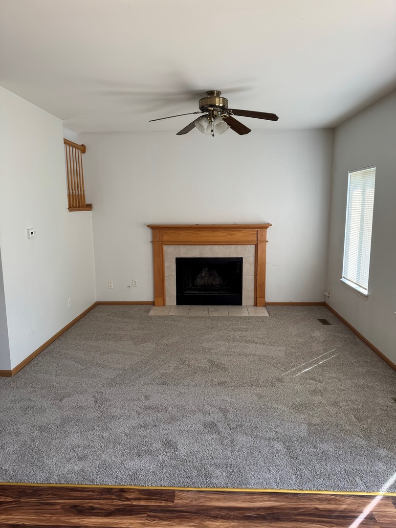 674 Shannon Drive, Unit 674 Romeoville, IL 60446 - Photo 5 of 13 a view of empty room with a fireplace