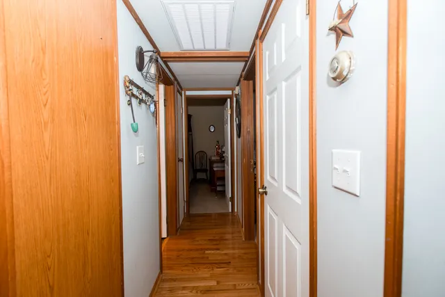 a view of front door