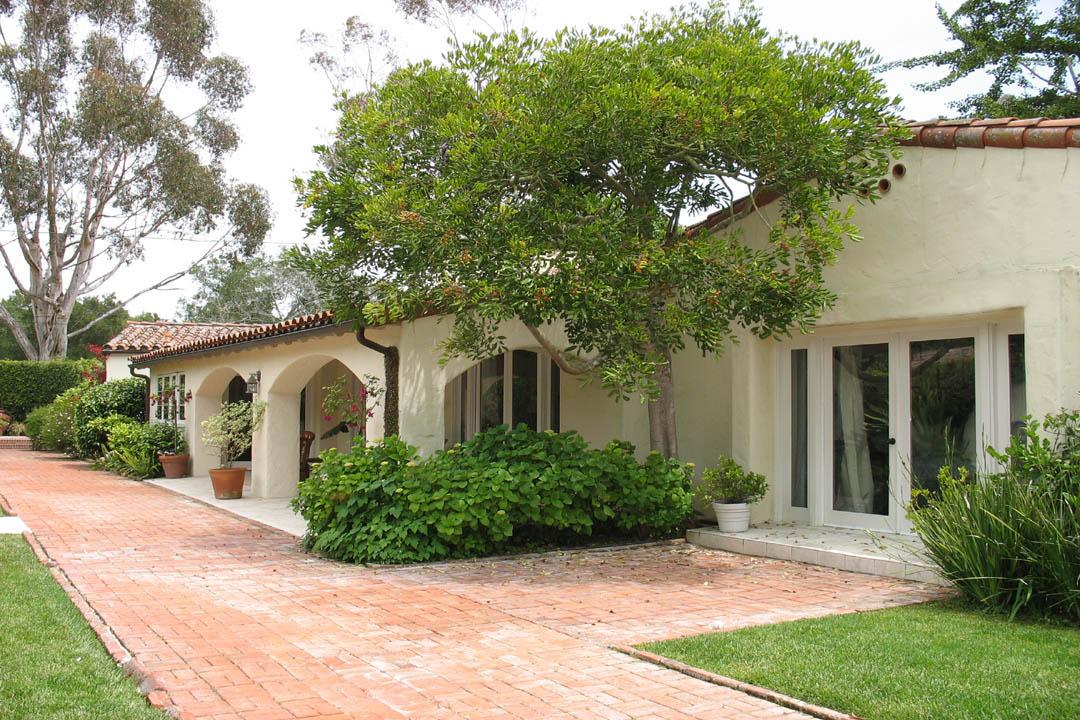 241 Oak Road Montecito, CA 93108 - Photo 1 of 2 a front view of a house with garden