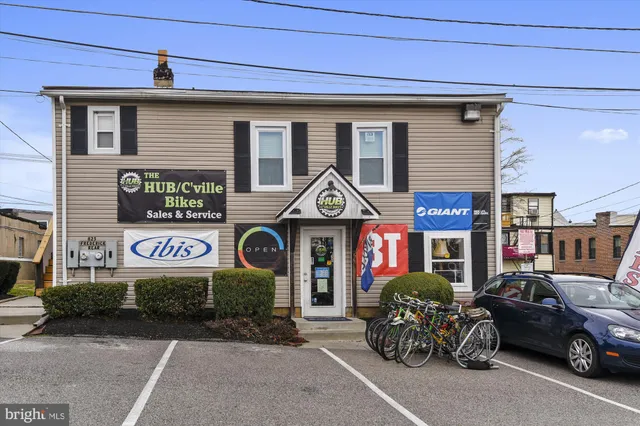 a view of water heater room with window