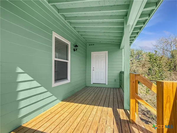 a view of outdoor space and deck