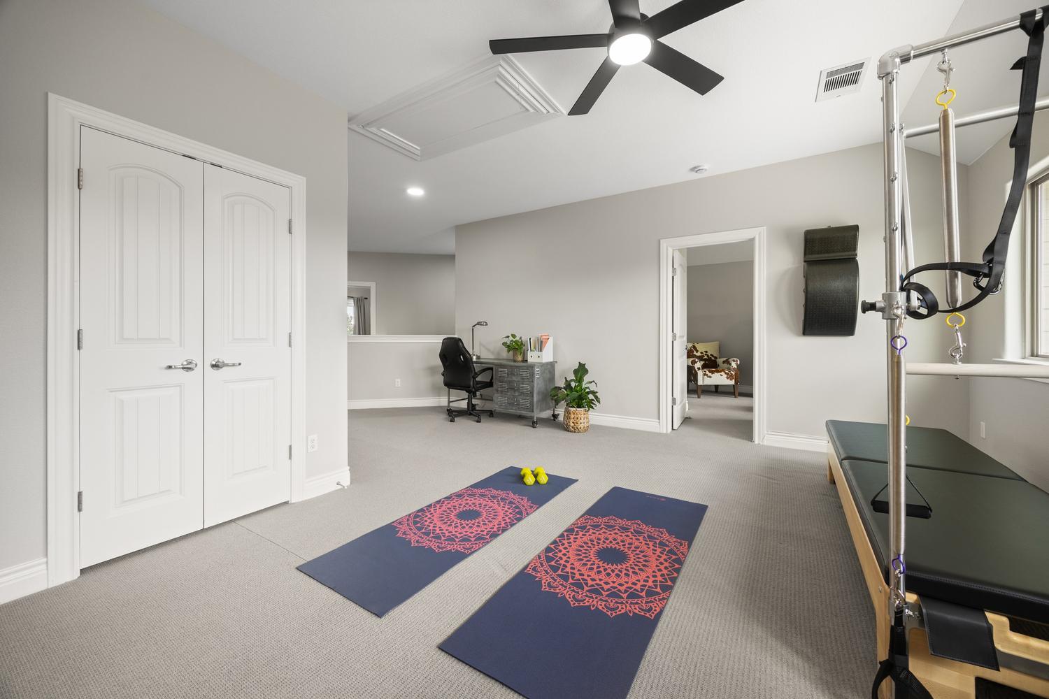 1135 Blue Ridge Drive Dripping Springs, TX 78620 - Photo 26 of 36 A versatile bonus room offering comfort and potential for various activities.