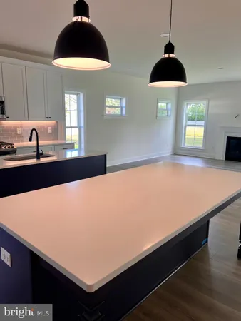 a view of kitchen and window