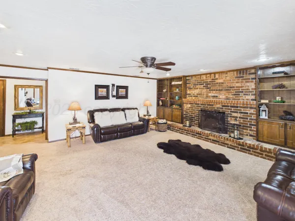 a bedroom with furniture and a couch