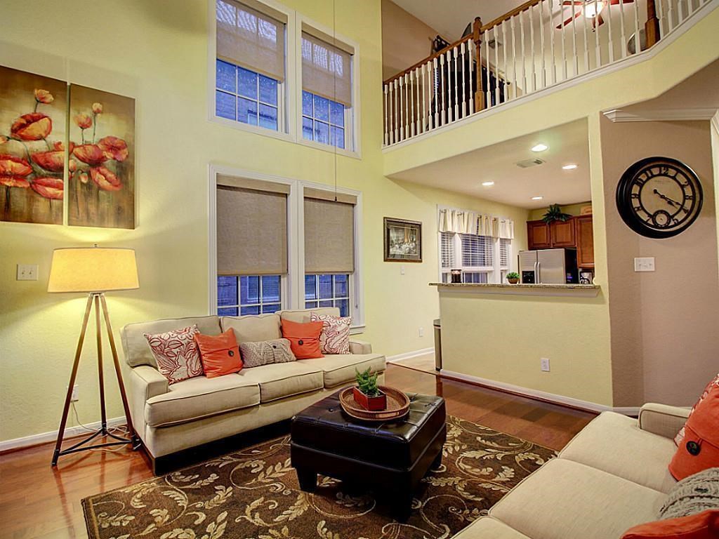 1246 Glenwood Canyon Lane Houston, TX 77077 - Photo 5 of 21 a living room with furniture and a rug