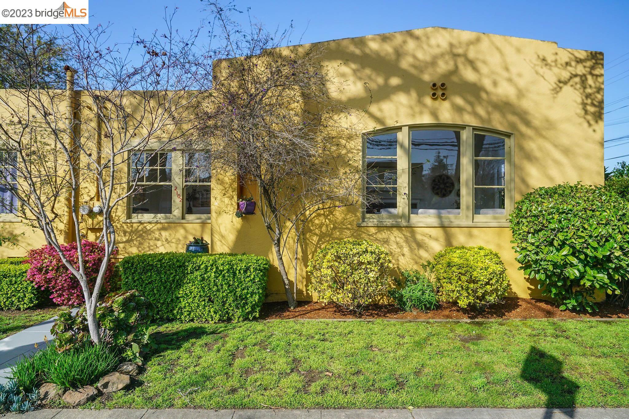 2102 Acton Street Berkeley, CA 94702 - Photo 1 of 1 front view of a house with a yard