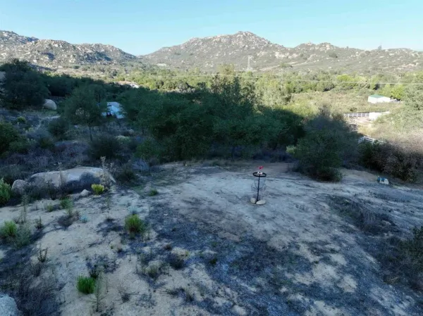 a view of a mountain in the distance