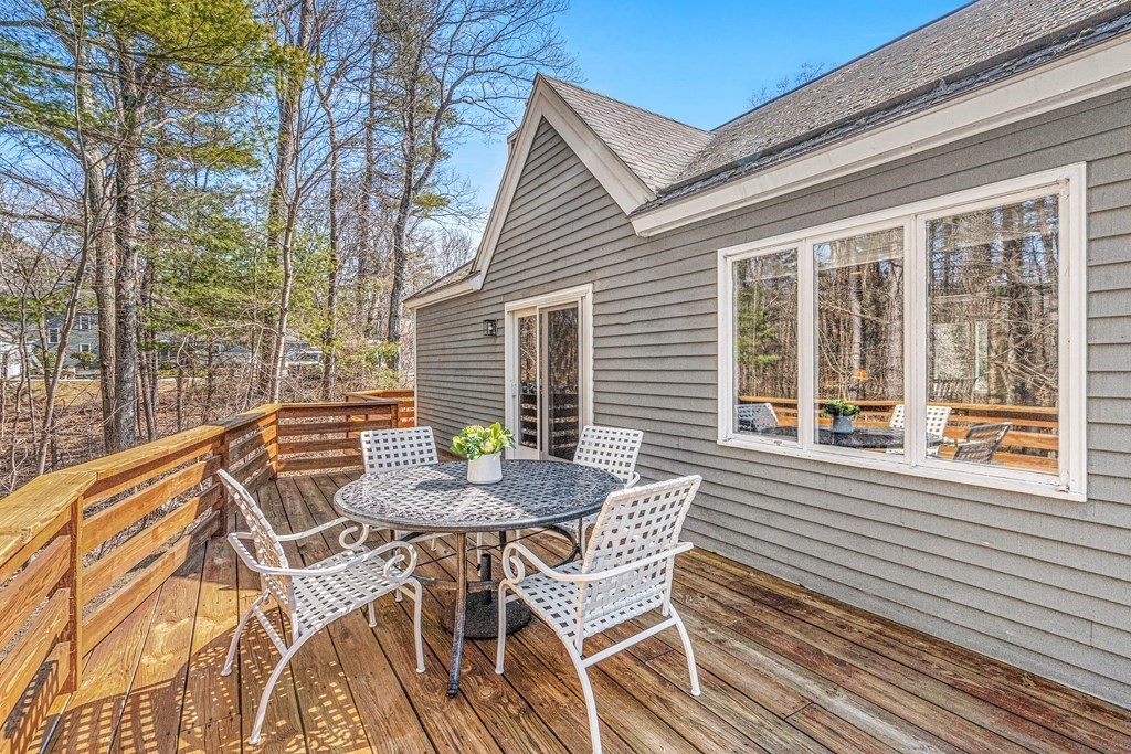 7 Coltsway, Unit 7 Wayland, MA 01778 - Photo 19 of 26 a view of a house with backyard and sitting area