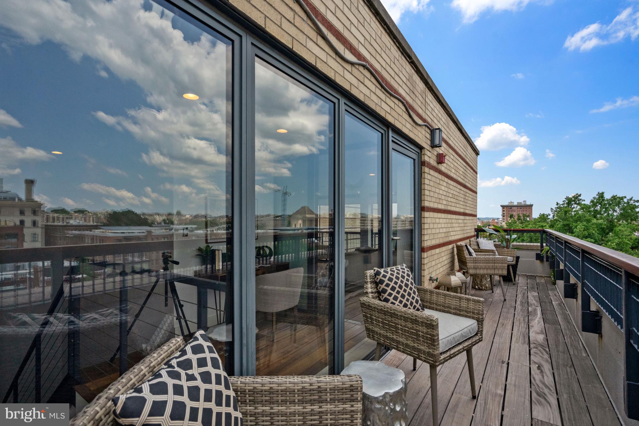 1401 Q Street Northwest, Unit 601 Washington, DC 20009 - Photo 16 of 30 Upper Level Balcony