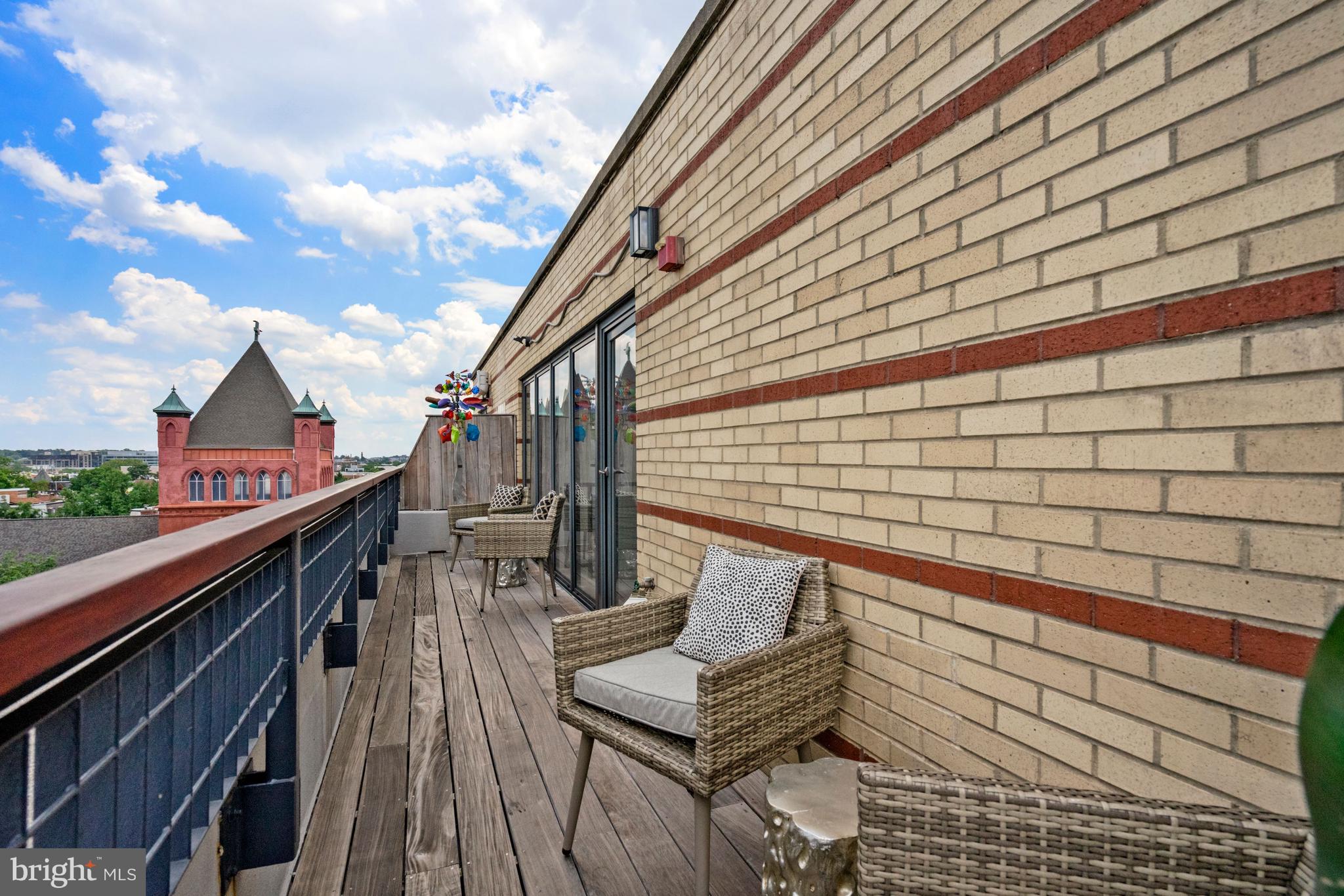 1401 Q Street Northwest, Unit 601 Washington, DC 20009 - Photo 17 of 30 Upper Level Balcony