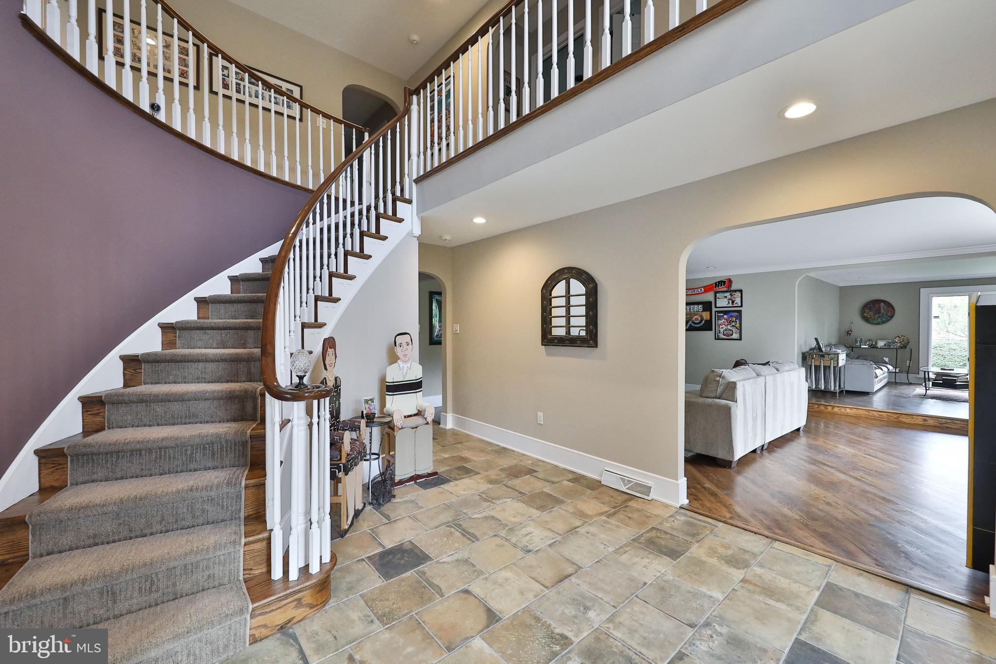 1966 Heritage Road Huntingdon Valley, PA 19006 - Photo 2 of 48 Center Hall Foyer Entrance