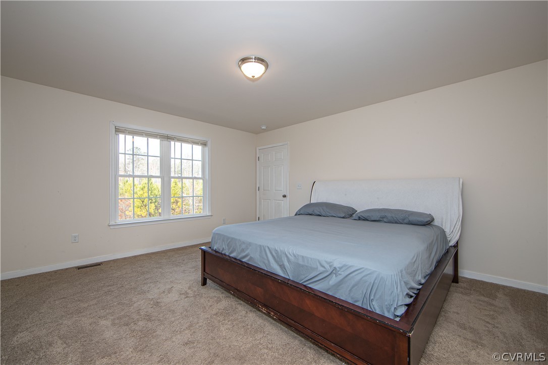 18951 Lundys Road Dinwiddie, VA 23841 - Photo 10 of 27 a bed sitting in a bedroom next to a window