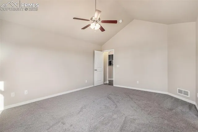 a view of an empty room