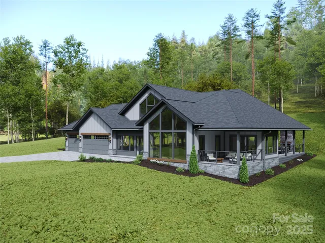 a house that is sitting in the grass