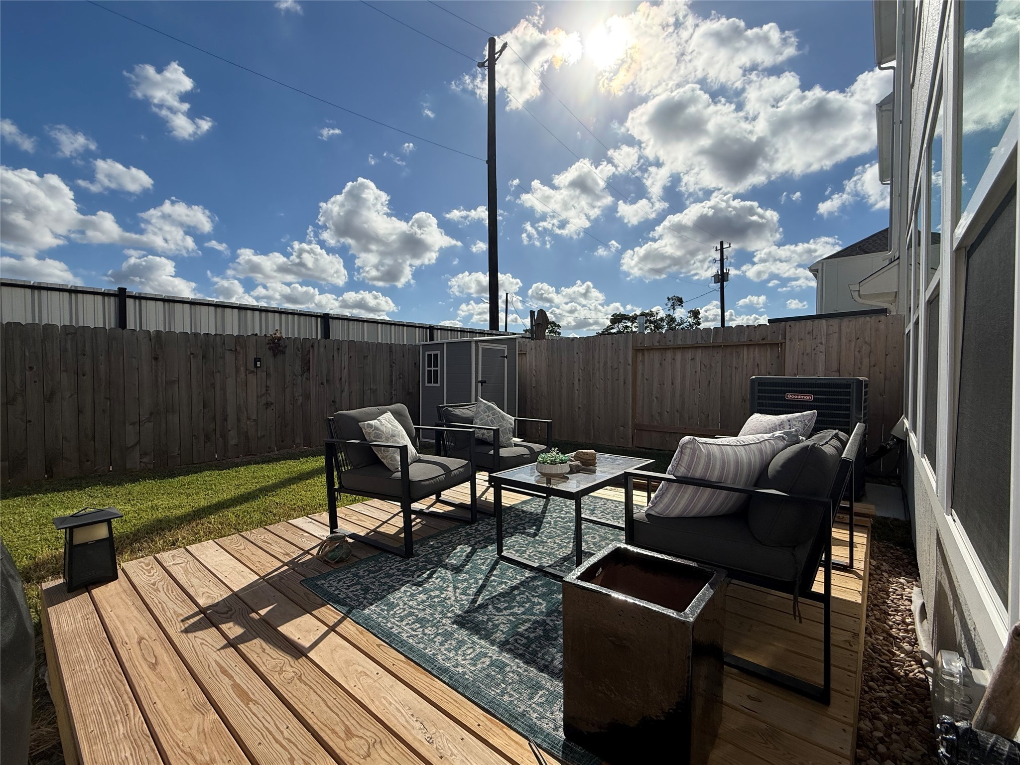 5614 Green Rise Lane Houston, TX 77091 - Photo 22 of 27 a view of a couches in the roof deck
