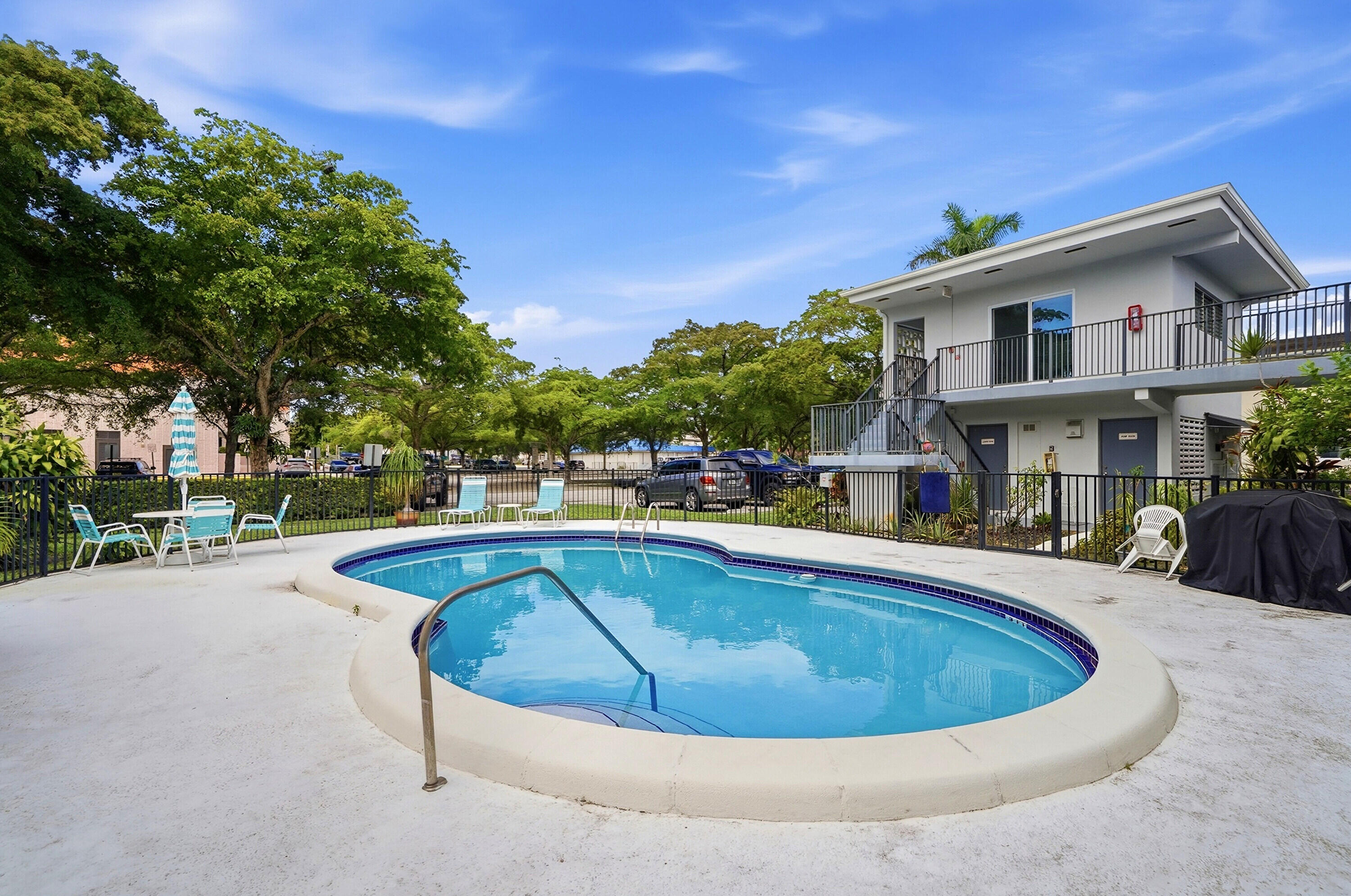 3510 Harrison Street, Unit 4 Hollywood, FL 33021 - Photo 24 of 31 a view of outdoor space yard swimming pool and patio