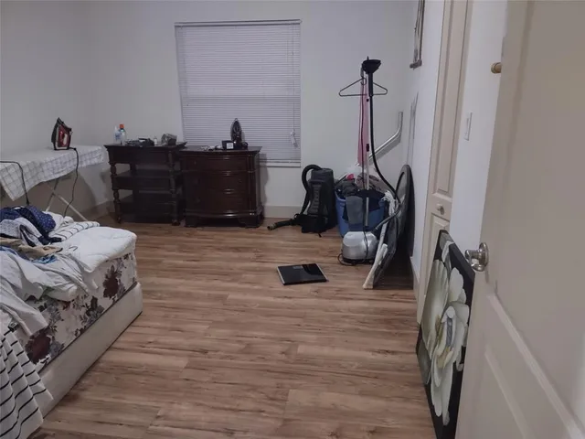 a view of a forest with trees