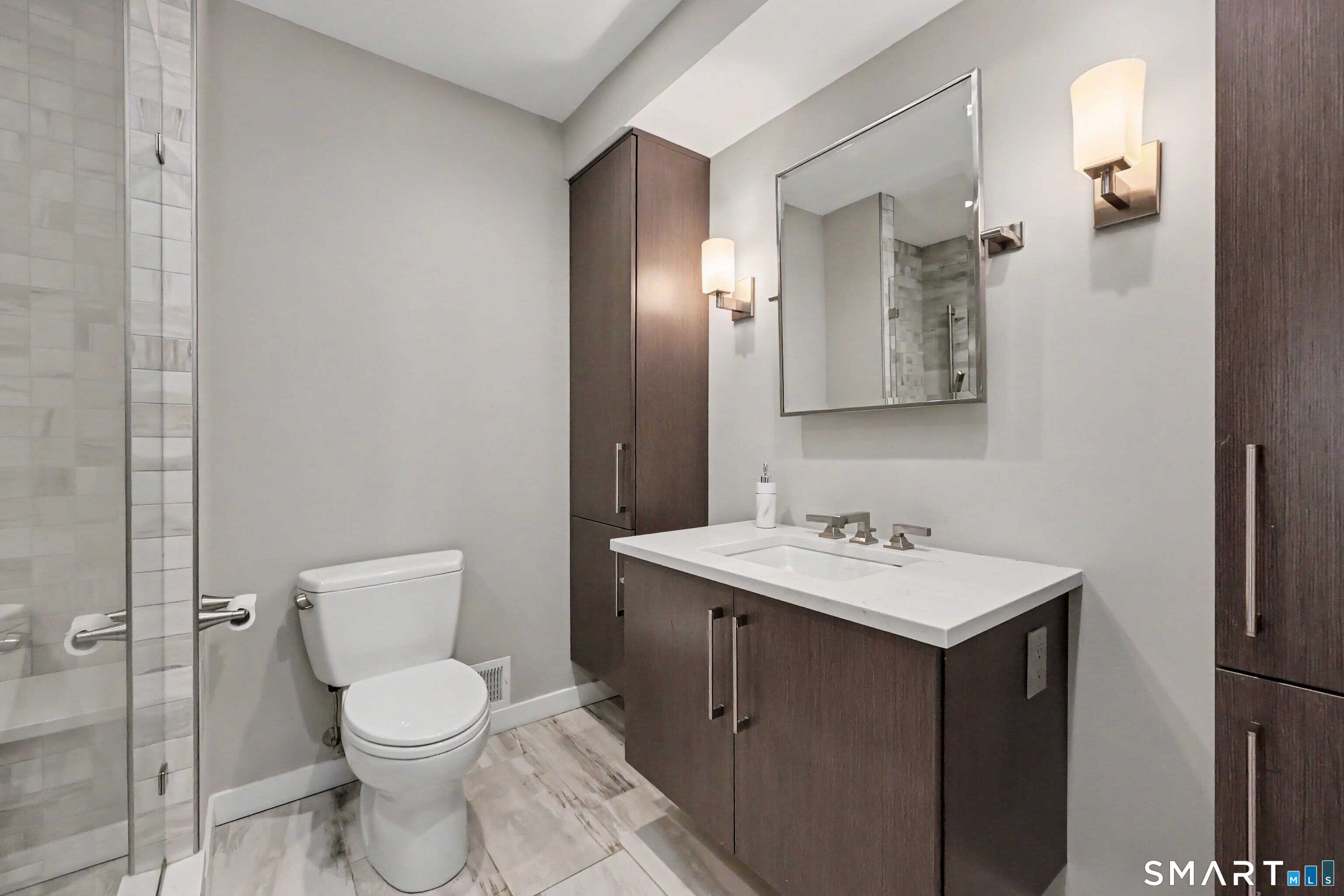 690 Forest Road, Unit 642 West Haven, CT 06516 - Photo 25 of 40 Attractive floating vanity and ample storage help keep your life organized and your bathroom a peaceful, zen space!