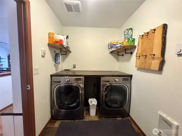 a close view of two rooms