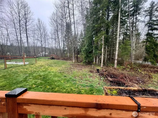 a garden view