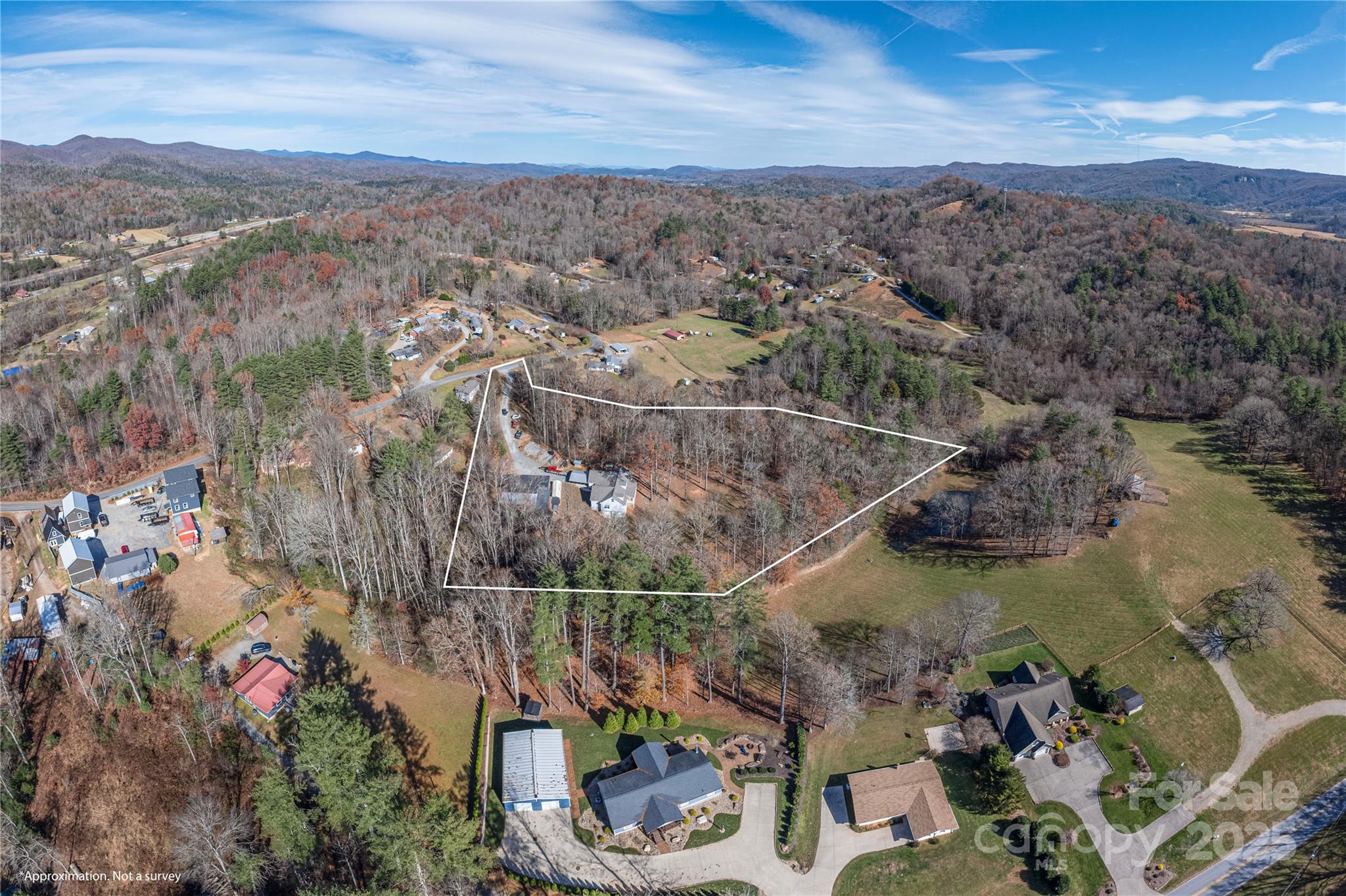 236 Pole Miller Extension Brevard, NC 28712 - Photo 37 of 38 an aerial view of a city