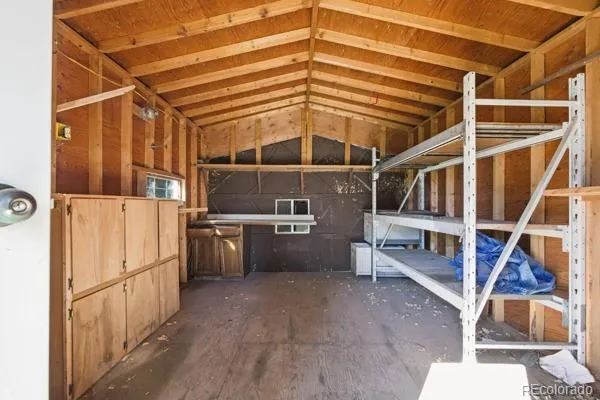 a view of a storage & utility room