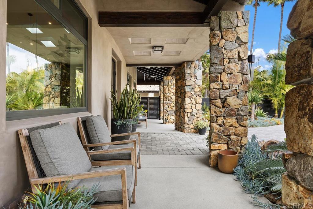 1240 Berryman Canyon Encinitas, CA 92024 - Photo 51 of 64 a outdoor living space with furniture and garden view