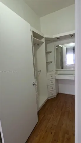 a view of walk in closet