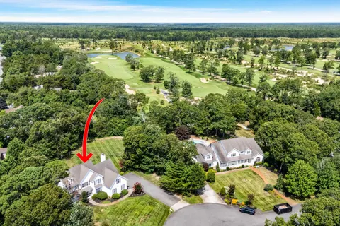 a view of lake with green space