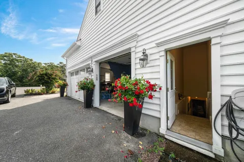 a front view of a house with a porch