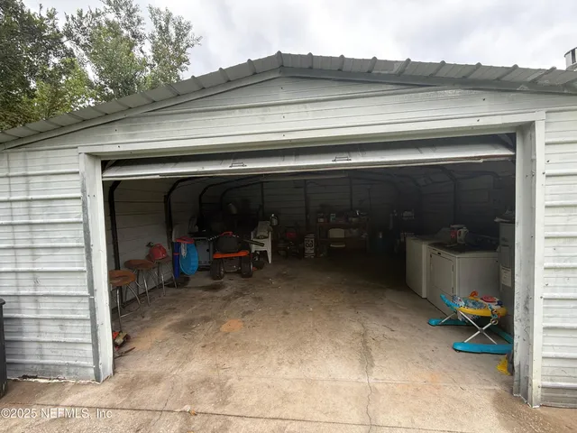 a view of a car parking garage