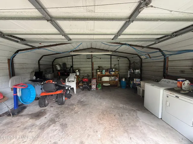 a view of storage and utility room