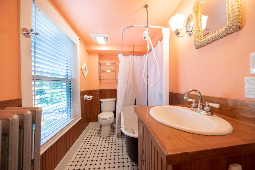 76 Ledgewood Road Portland, ME 04108 - Photo 12 of 21 Full bath w tiled floor & clawfoot tub