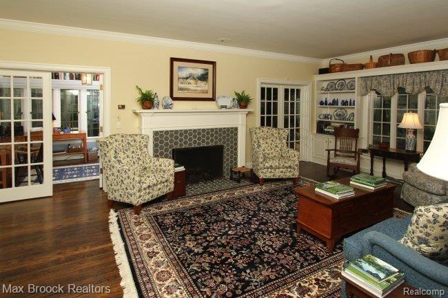 5000 Brookdale Road Bloomfield Hills, MI 48304 - Photo 3 of 25 Living Room with Fireplace