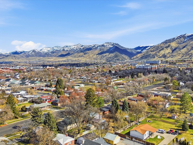 322 East 900 North Logan, UT 84321 - Photo 38 of 43 Aerial perspective of suburban area with mountains