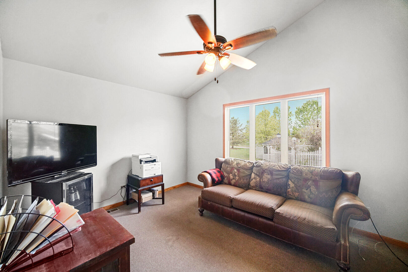 8466 Christopher Drive St. John, IN 46373 - Photo 20 of 23 a living room with furniture and a flat screen tv