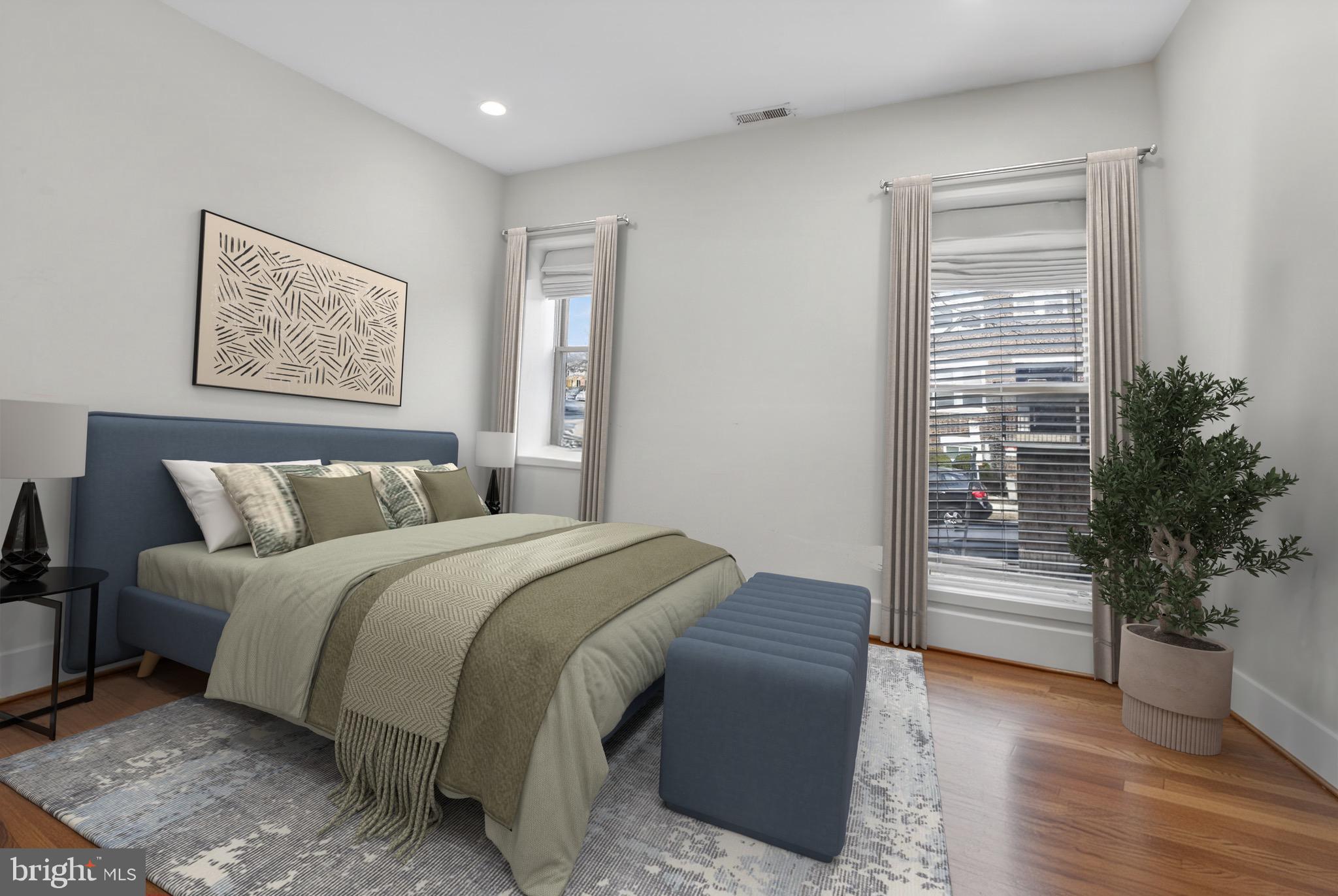 249 Florida Avenue Northwest, Unit 23 Washington, DC 20001 - Photo 4 of 13 Spacious bedroom with ample closets