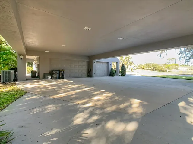 a view of a big room with wooden floor