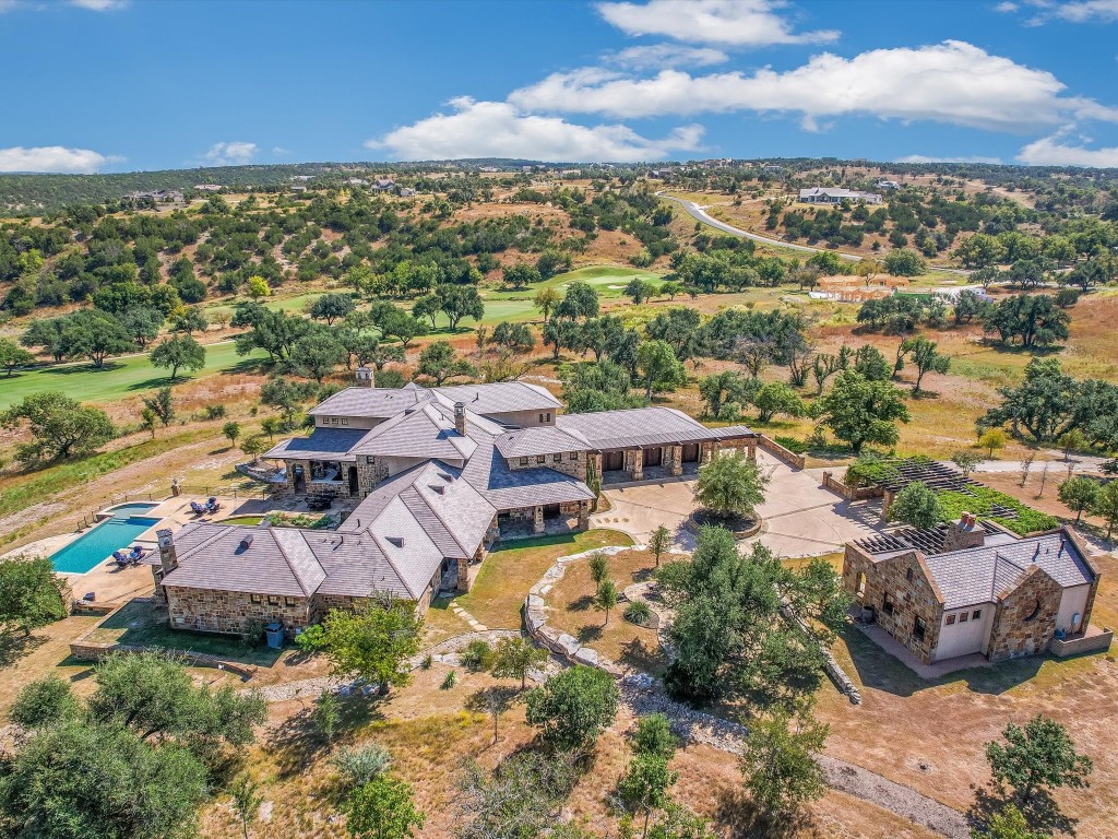 2515 Boot Ranch Circle Fredericksburg, TX 78624 - Photo 5 of 36 an aerial view of residential houses with outdoor space