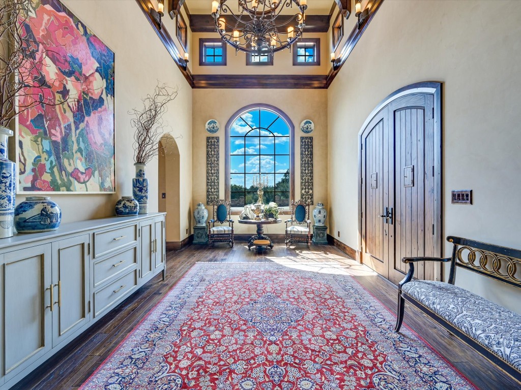 2515 Boot Ranch Circle Fredericksburg, TX 78624 - Photo 7 of 36 a living room with fireplace furniture and a window