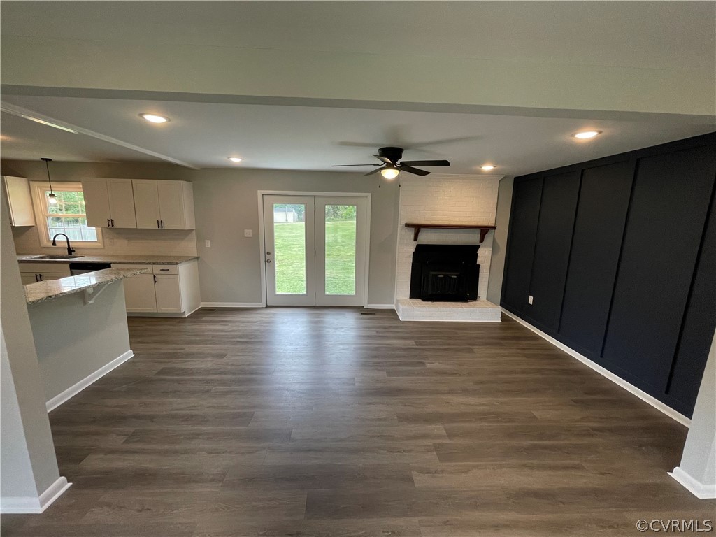 2731 Kinvan Road Henrico, VA 23231 - Photo 9 of 27 a view of kitchen with sink and microwave
