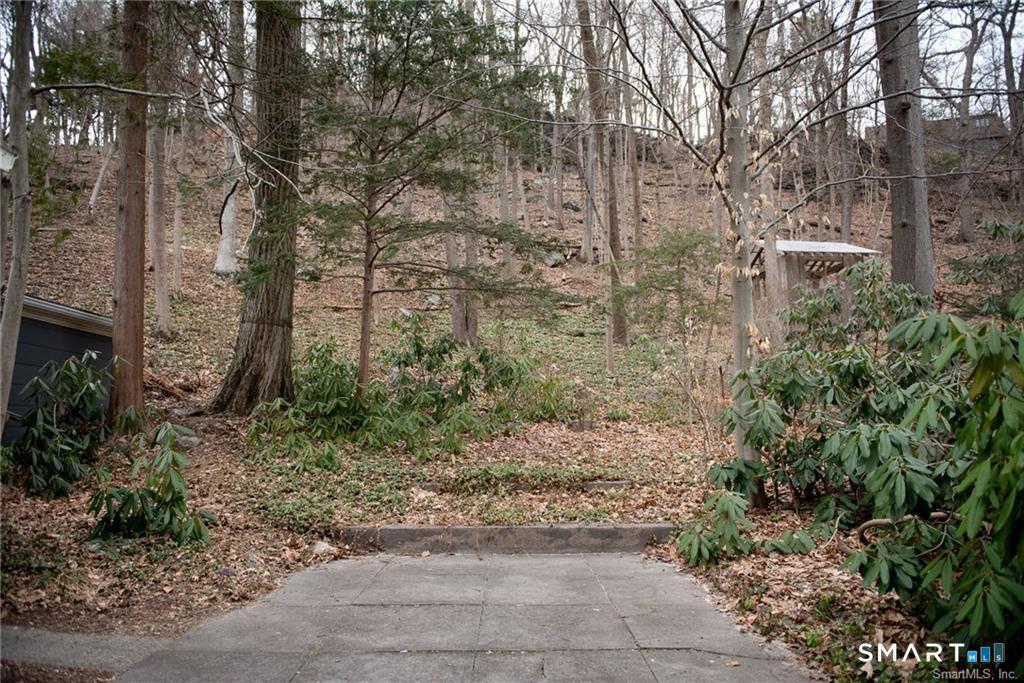 57 Mill Rock Road Hamden, CT 06517 - Photo 21 of 24 a backyard of a house with lots of green space