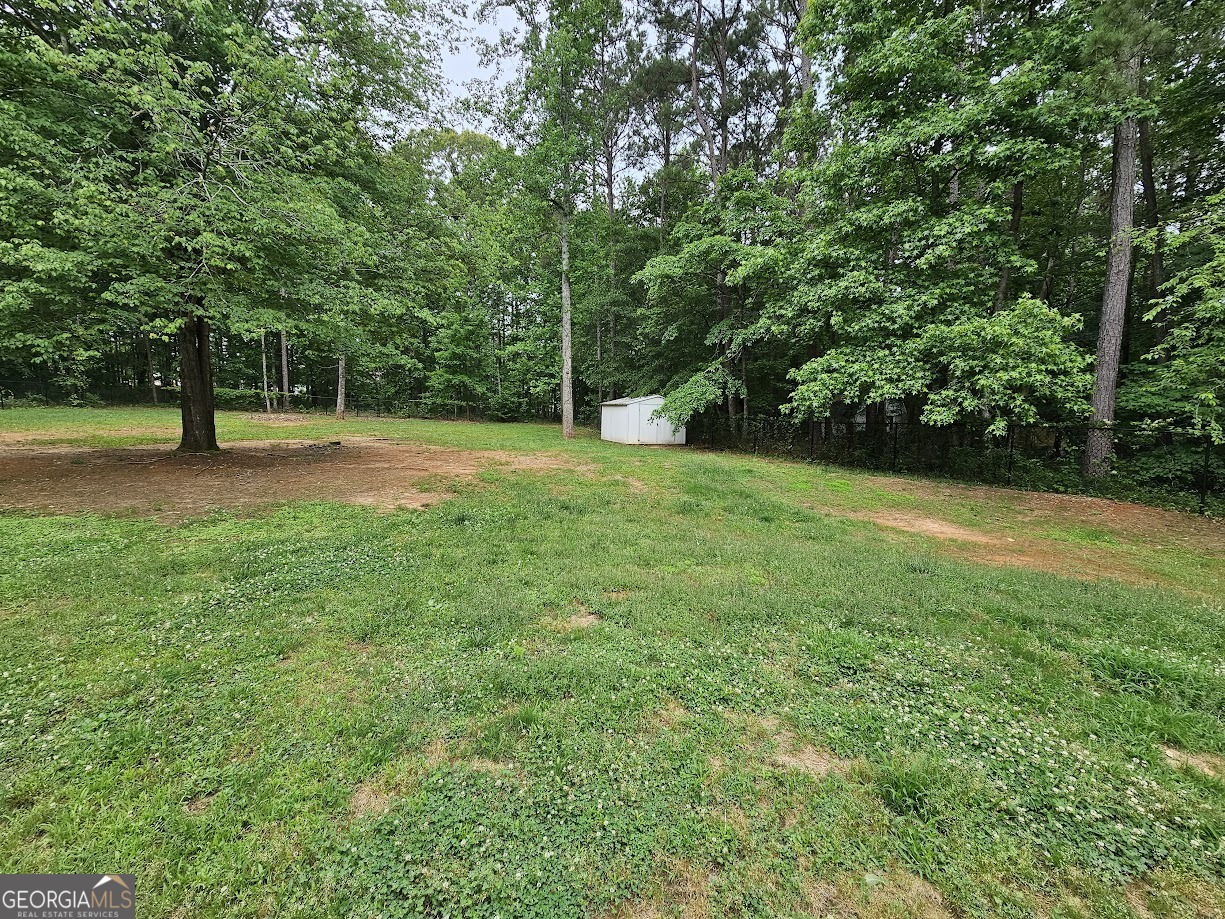 65 Tralee Trace Sharpsburg, GA 30277 - Photo 21 of 21 a view of a big yard with a trees