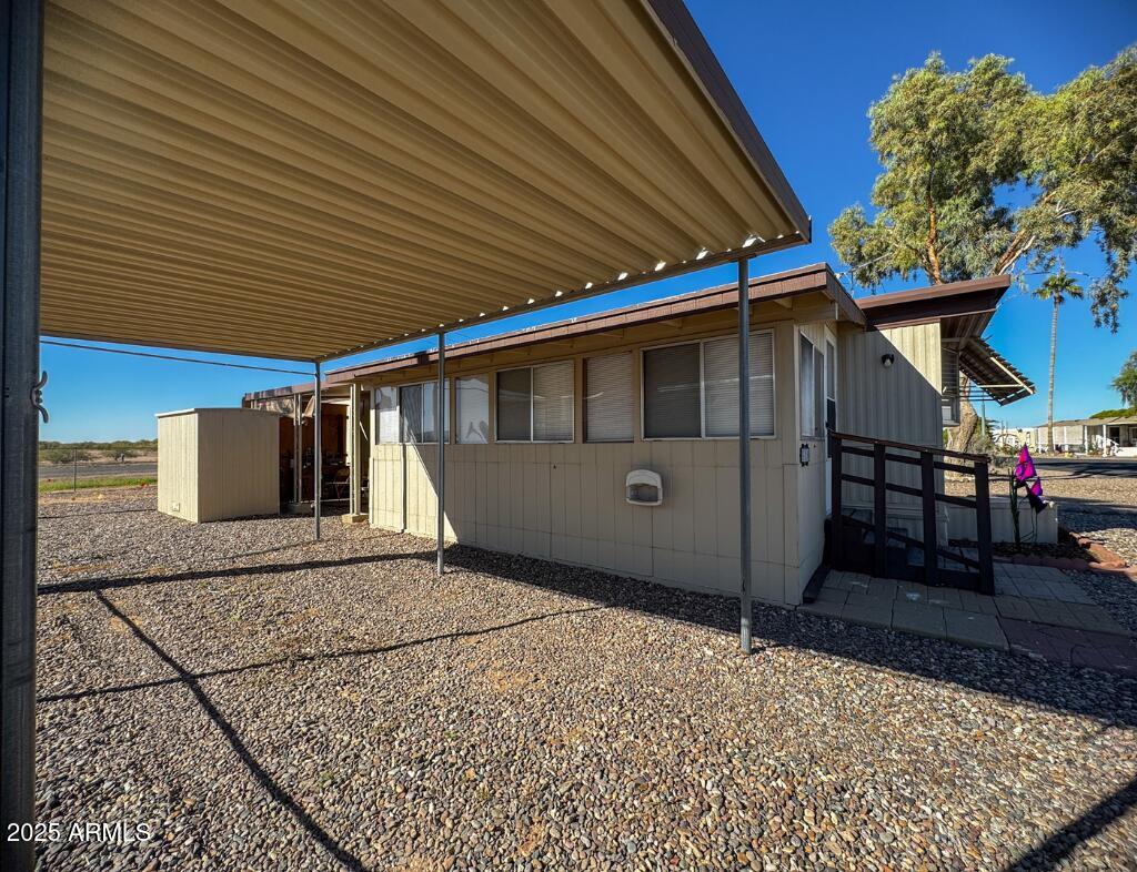 11100 West Alsdorf Road, Unit 10 Arizona City, AZ 85123 - Photo 8 of 19 a view of a garage