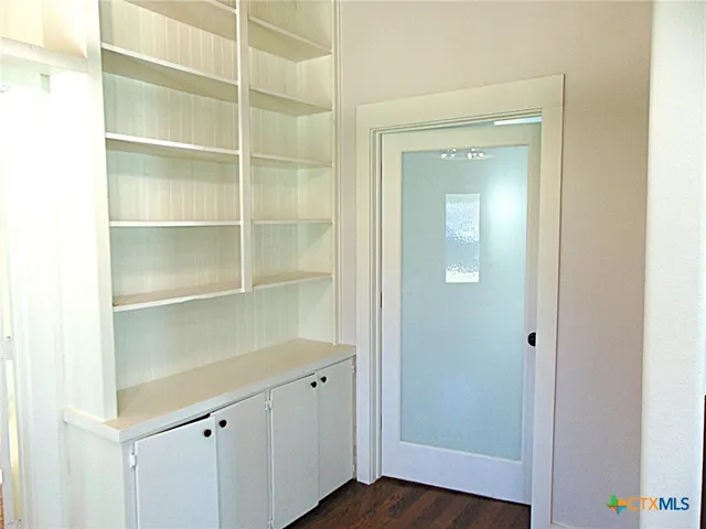 a close view of wooden cabinets