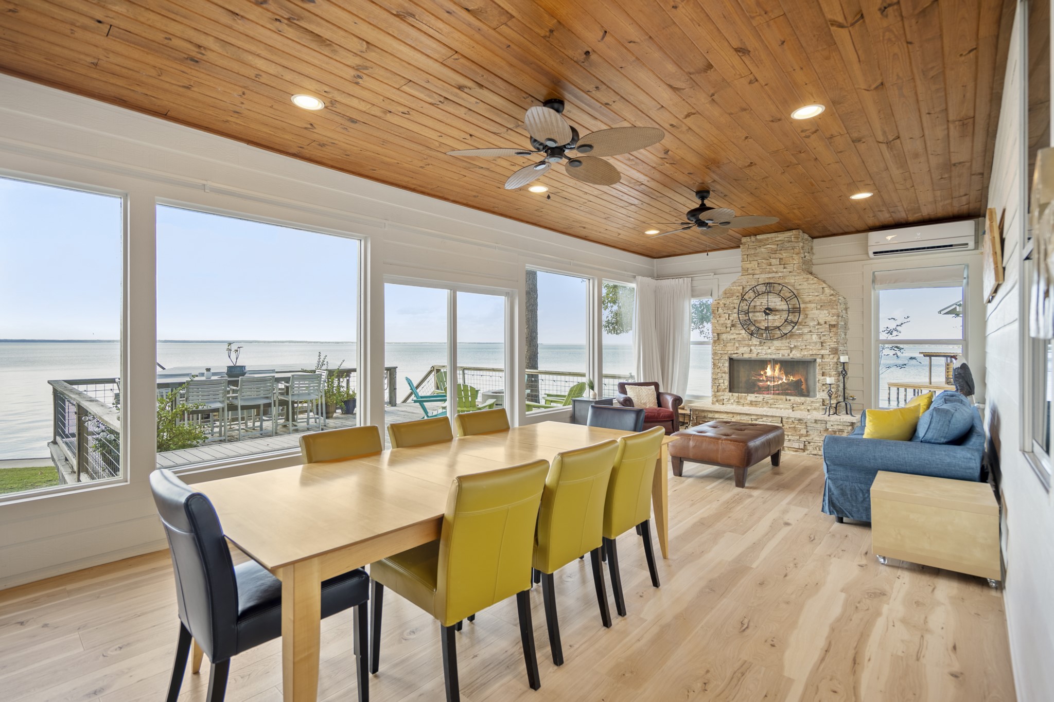 615 Inlet Drive Livingston, TX 77351 - Photo 17 of 50 a view of a dining room with furniture window and wooden floor