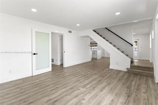 wooden floor in an empty room with wooden floor